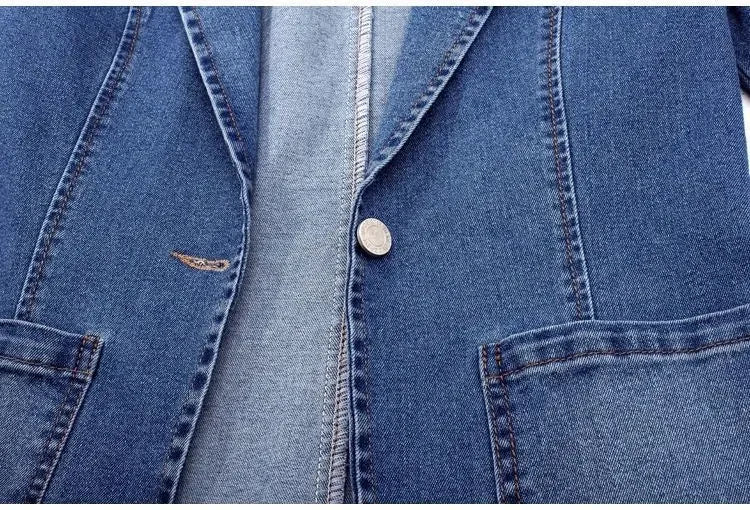 Elena Denim-Blazer