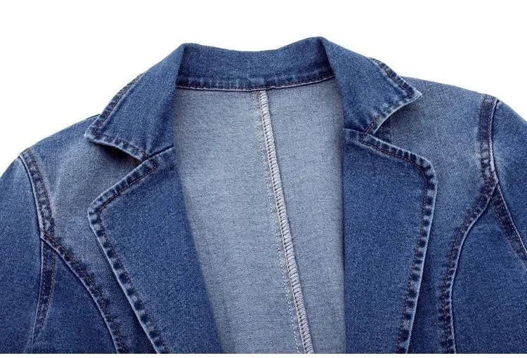 Elena Denim-Blazer