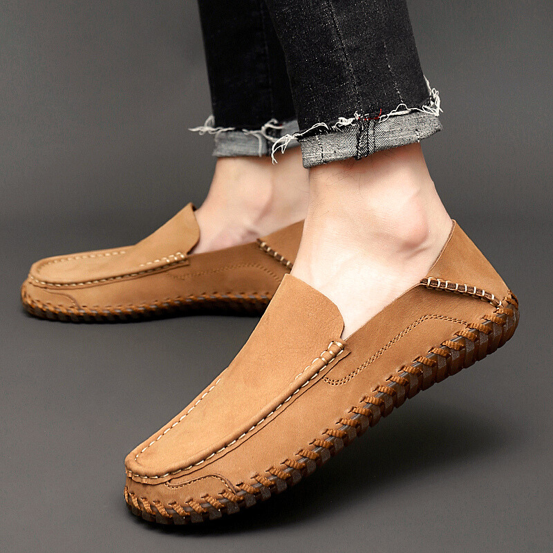 Rocco | Herren Slipper Slip-On Handgefertigte Nähte Rutschfeste Sohle