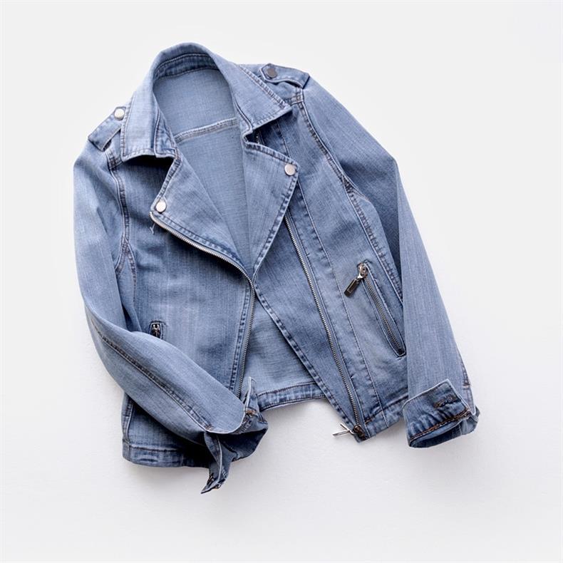 Freya Denim-Reißverschlussjacke
