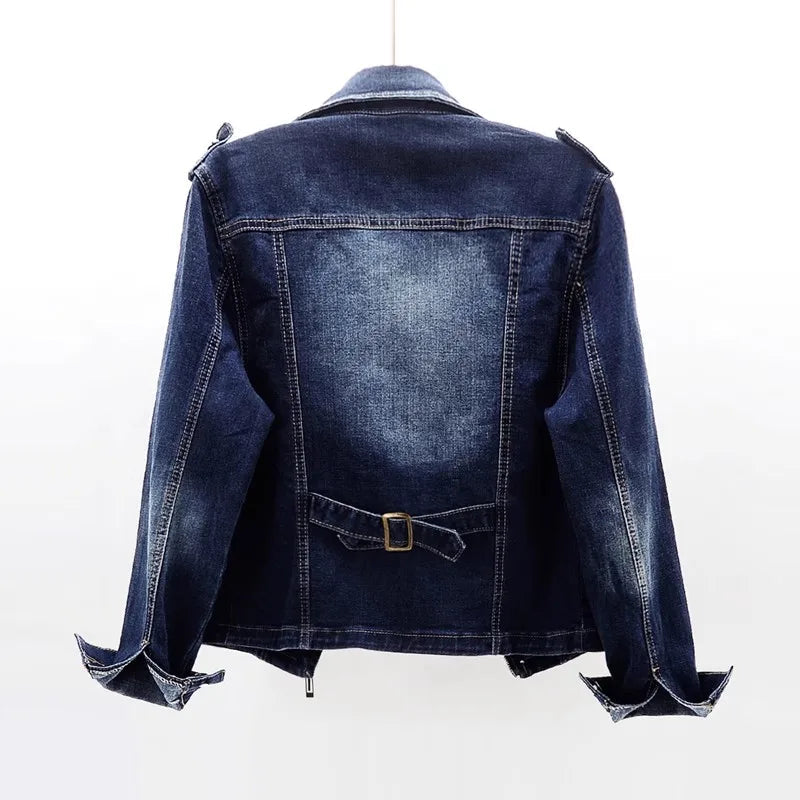 Freya Denim-Reißverschlussjacke