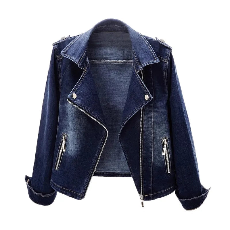 Freya Denim-Reißverschlussjacke