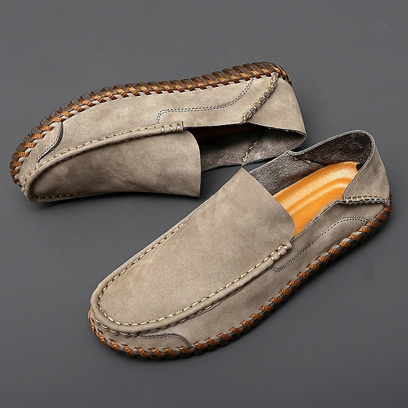 Rocco | Herren Slipper Slip-On Handgefertigte Nähte Rutschfeste Sohle