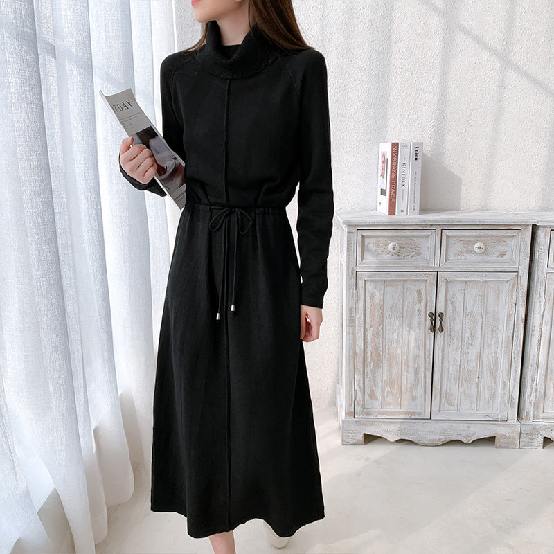 Zaria | Damen Strickkleid Mit Langen Ärmeln Gerade Passform